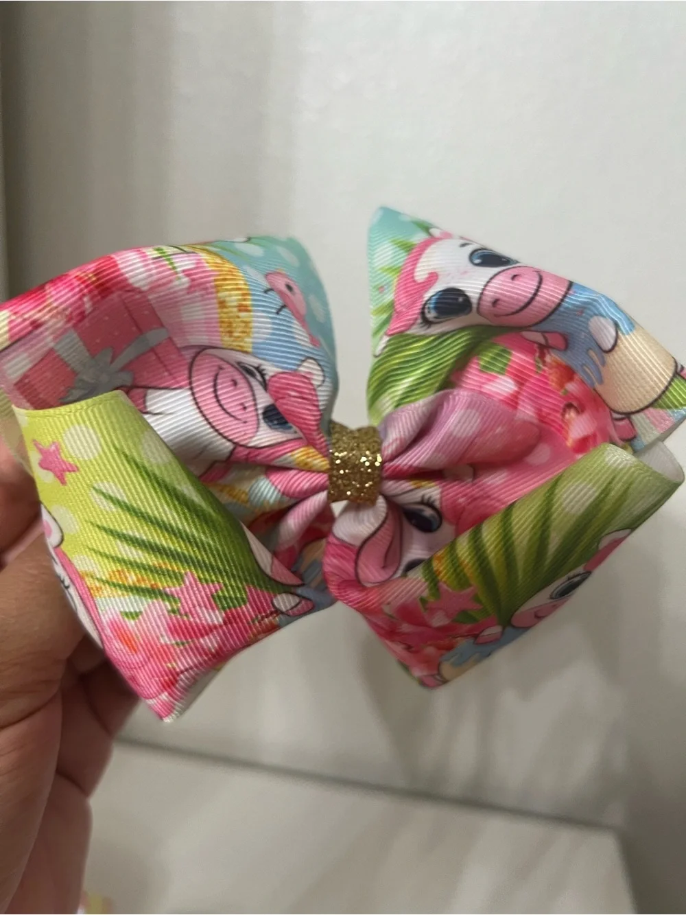 Kids colorful Hair Bow bundle Multi-Color